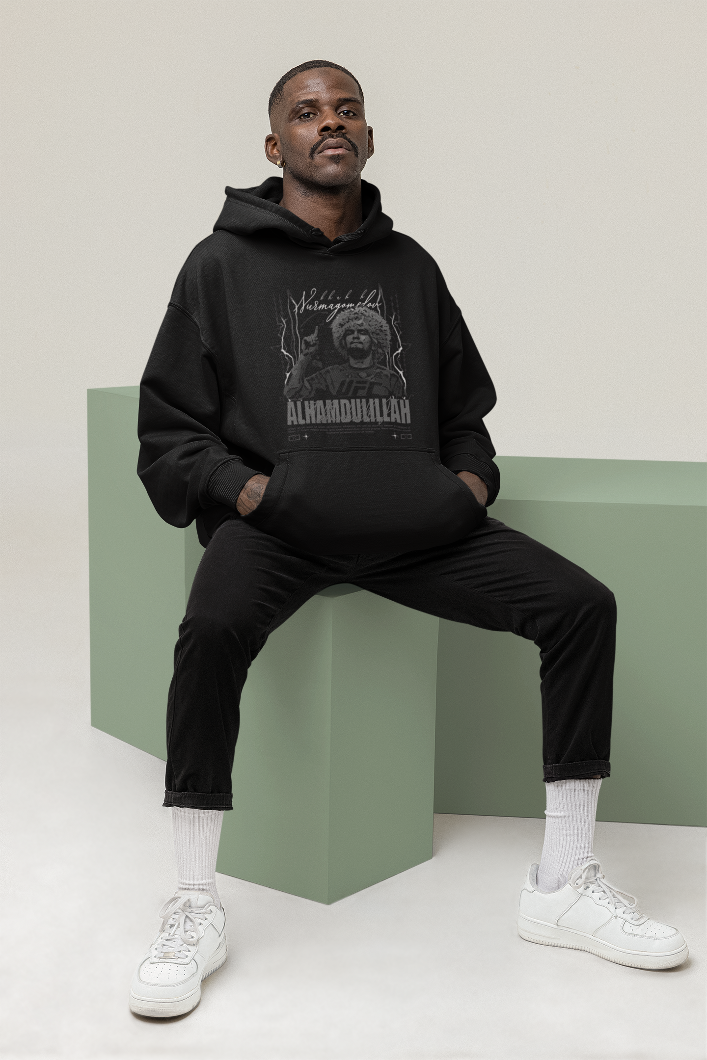 HEAVY OVERSIZED HOODIE "KHABIB NURMAGOMEDOV"