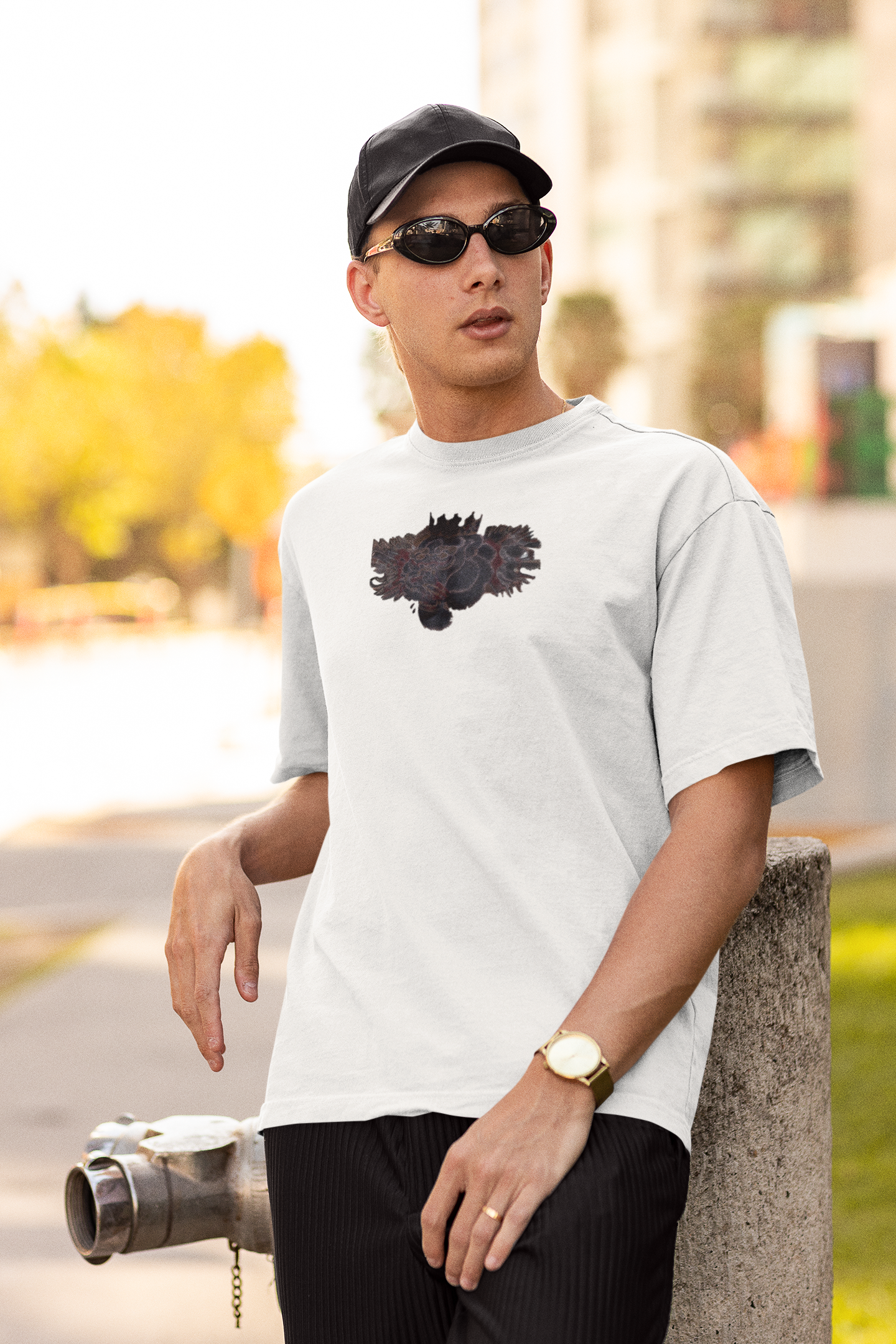 HEAVY OVERSIZED SHIRT "CONNOR McGREGOR TATTOO"